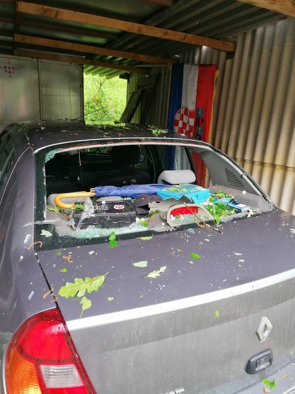 Tuča u Humu na Sutli