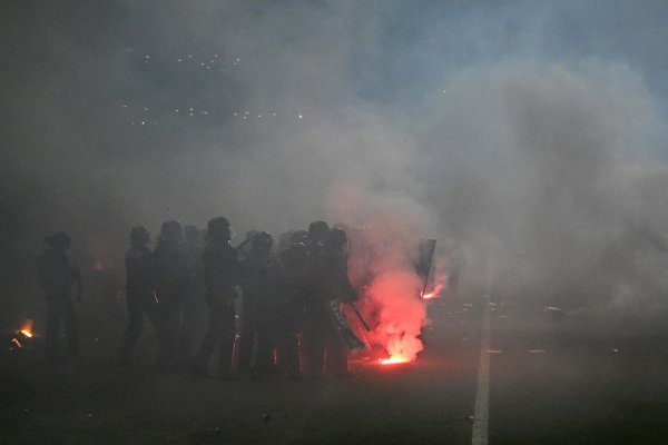 Saint-Etienne - navijački neredi, 29.5.2022.