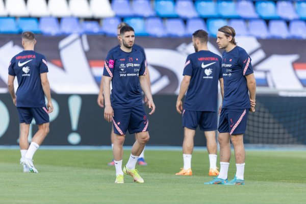 Osijek; hrvatska nogometna reprezentacija, trening uoči utakmice protiv Austrije, 2.6.2022.