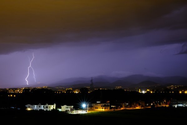 Munje iznad Zagreba