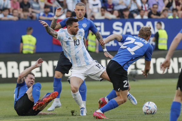 Argentina - Estonija, prijateljska utakmica, 5.6.2022.