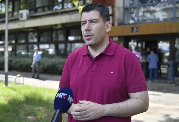 Konferencija za medije saborskog zastupnika Mosta Nikole Grmoje