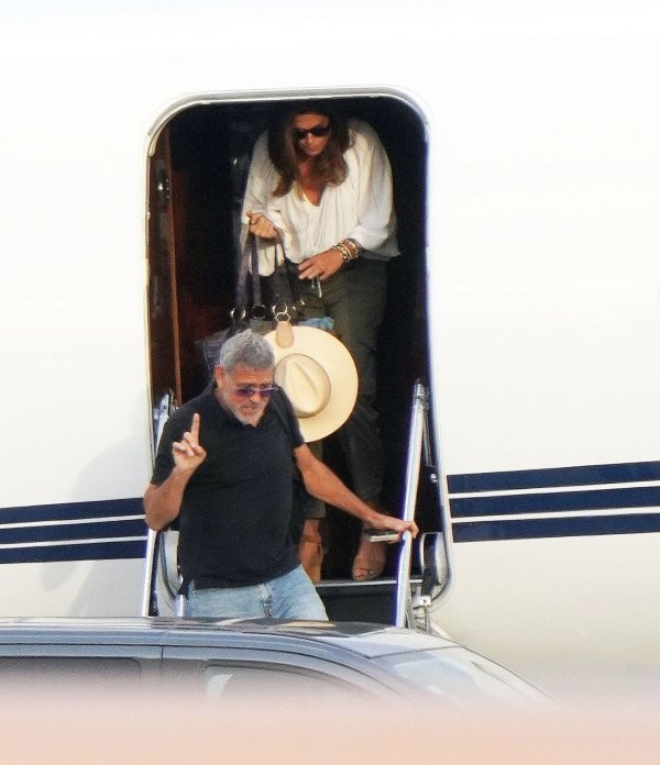 George Clooney i Cindy Crawford