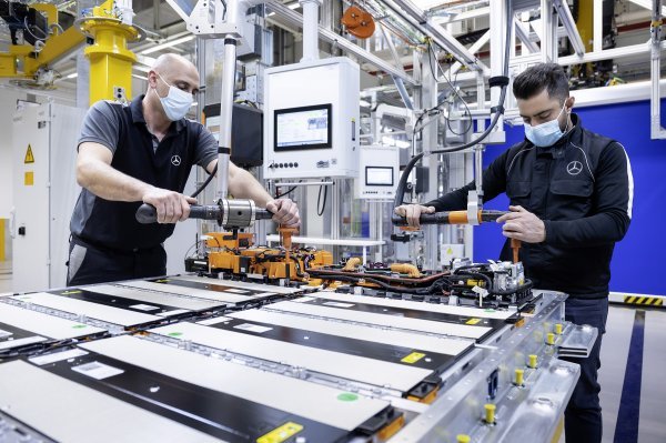 Proizvodnja baterija na lokaciji Mercedes-Benz Untertürkheim – annex tvornici Hedelfinge