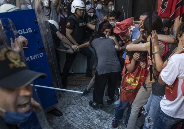 Kurdski prosvjed u Istanbulu