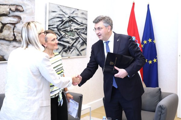 Andrej Plenković primio je predstavnice Udruge Sjena