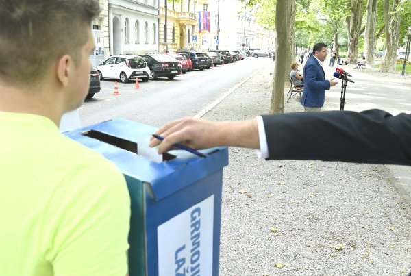 Mladež HDZ-a omela presicu Nikole Grmoje