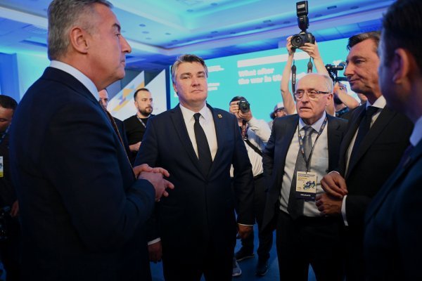 Milanović i Đukanović na Prespa forumu