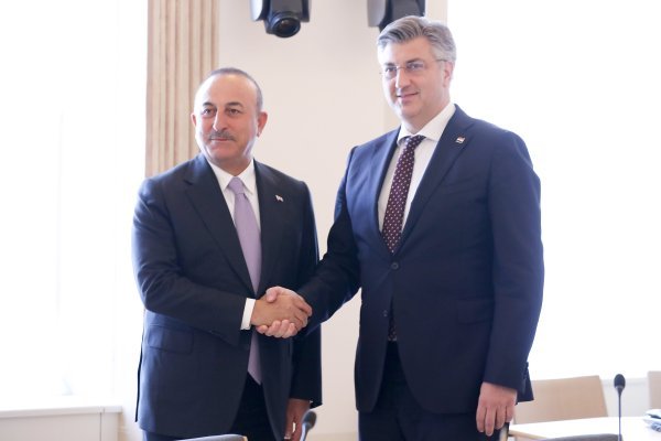 Mevlut Cavusoglu i Andrej Plenković