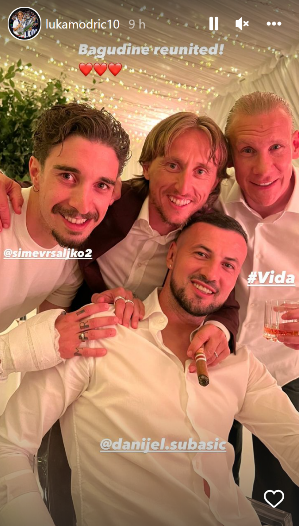 Šime Vrsaljko, Luka Modrić, Domagoj Vida, Danijel Subašić