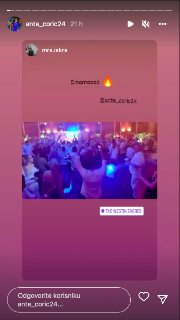 Vjenčanje Ante Ćorića i Sare Prenge