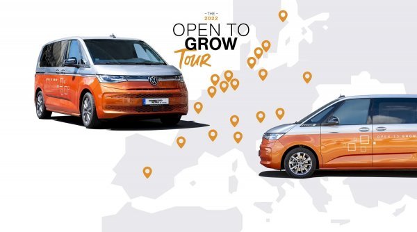 Dva preuređena VW Multivana će se koristiti tijekom četveromjesečne turneje 'Open to Grow' i bit će dio događanja i modnih sajmova