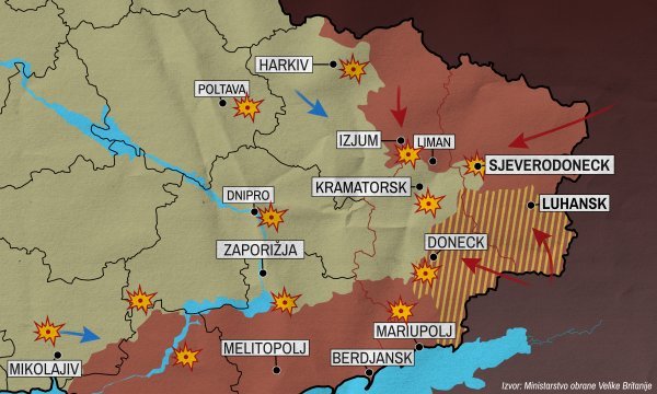 Rat u Ukrajini - situacija 21. lipnja