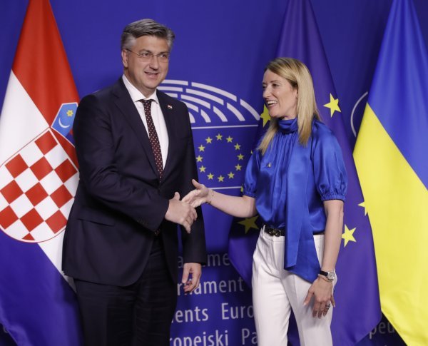 Andrej Plenković i Roberta Metsola