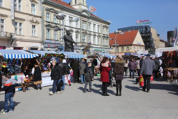 Središnji osječki trg poprište je raznih javnih događaja Davor Javorović / PIXSELL
