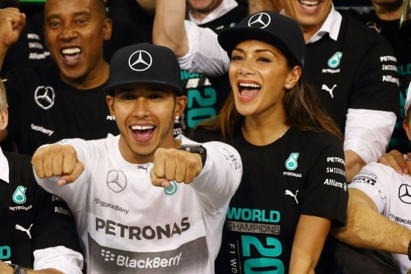 Nichole Scherzinger i Lewis Hamilton