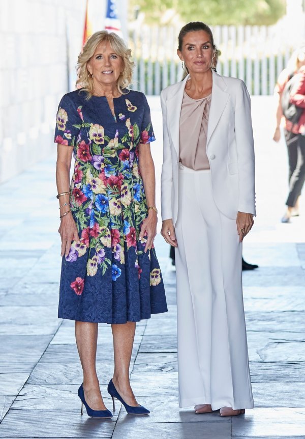 Jill Biden i kraljica Letiza