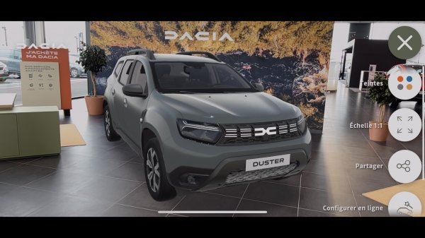 Aplikacija Dacia AR posebno je korisna u situacijama kada koncesionar potencijalnom kupcu želi predstaviti model koji u tom trenutku nije dostupan u prodajnom salonu