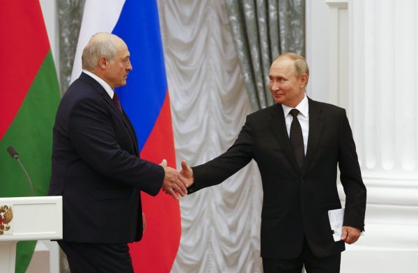 Aleksandar Lukašenko i Vladimir Putin
