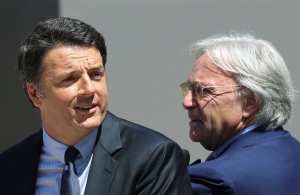 Talijanski premijer Matteo Renzi i predsjednik uprave Tod'sa Diego Della Valle Reuters