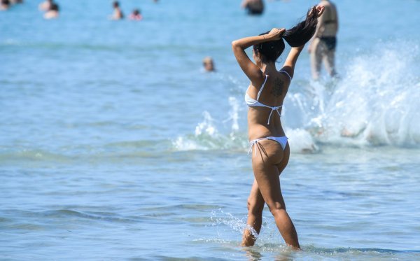 Vrućine na splitskim plažama