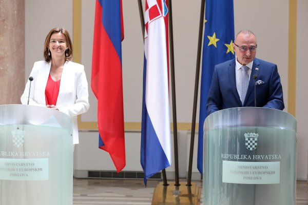 Tanja Fajon i Gordan Grlić Radman