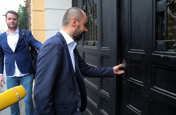 Boris Milošević s odvjetnikom na USKOK-u