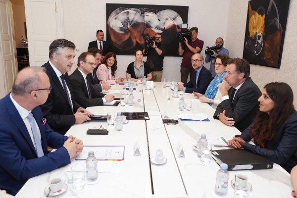 Andrej Plenković primio glavnog tajnika OECD-a