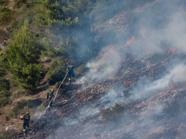 Požar na obroncima Srđa
