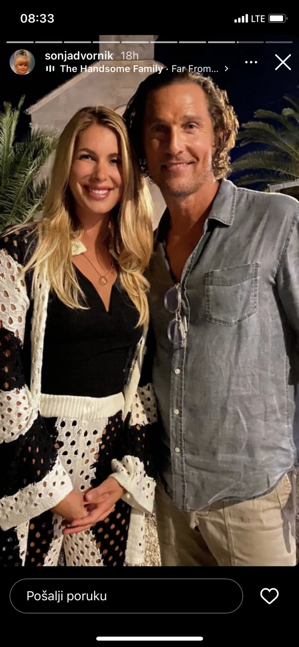 Sonja Dvornik i Matthew McConaughey