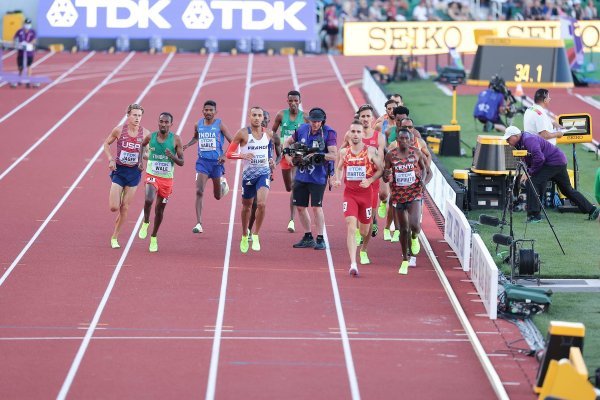 Kamerman na stazi za vrijeme utrke