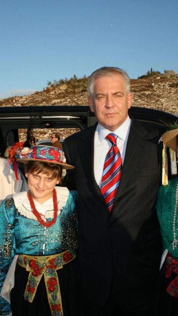 Lucija Mrgudić i Ivo Sanader