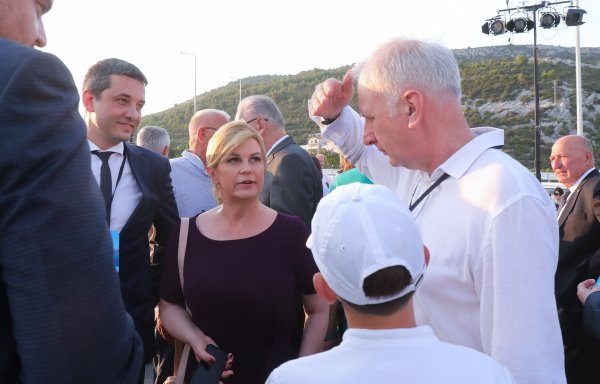 Kolinda Grabar Kitarović na otvorenju Pelješkog mosta