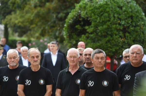Počast poginulim pripadnicima 7. domobranske pukovnije Zadar