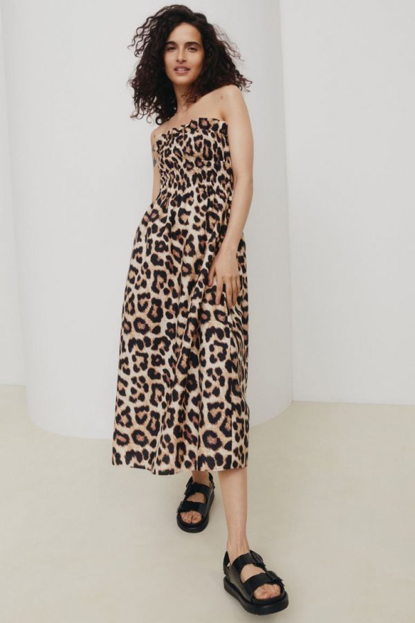 H&M haljina leopard printa