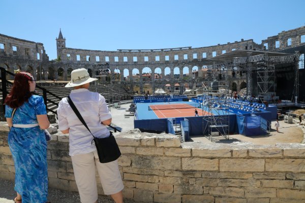Arena u Puli spremna za spektakl - Legends Team Cup - ATP Champions