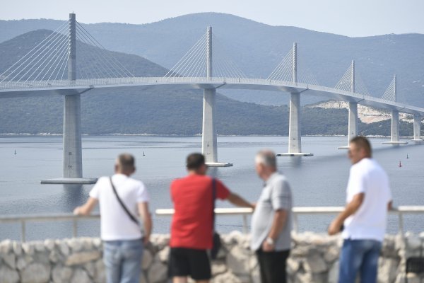 Pelješki most dan nakon otvaranja