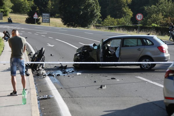U prometnoj nesreći na državnoj cesti D3 u mjestu Kneginec Gornji smrtno je stradao motociklist