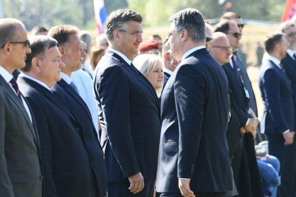 Andrej Plenković i Zoran Milanović