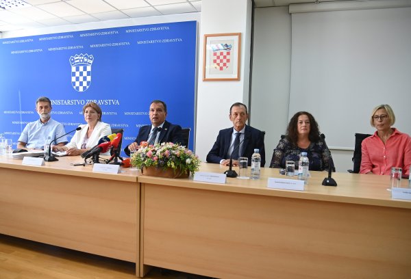 Konferencija za medije o smrti Vladimira Matijanića