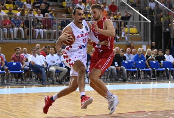 Hrvatska - Švicarska, košarka, kvalifikacije, 28.8.2022.