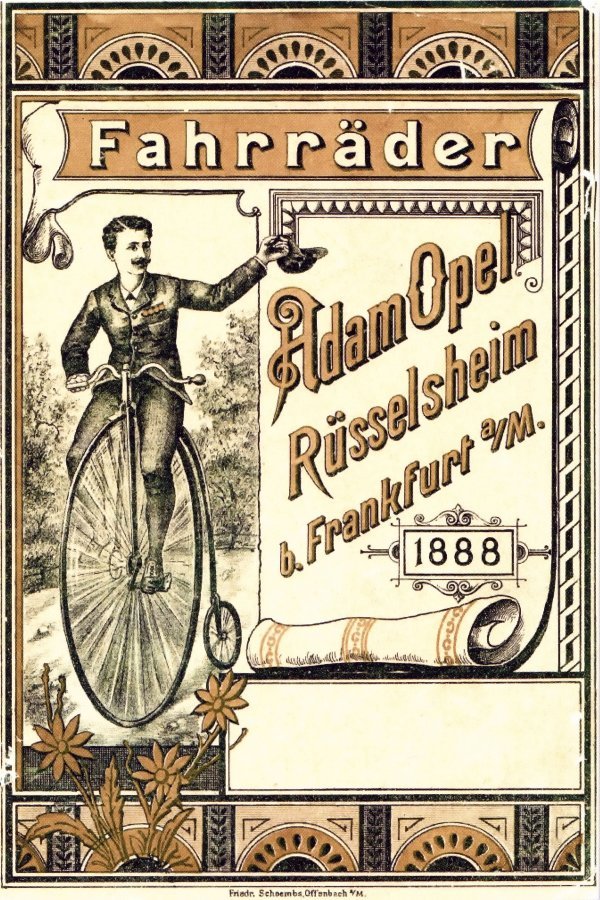 Reklama Adama Opela iz 1888.