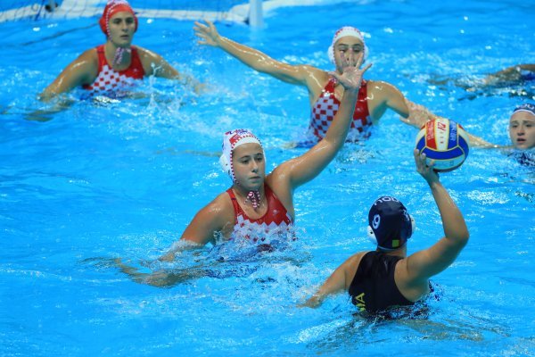 Hrvatska - Rumunjska (vaterpolistice); EP u vaterpolu, 30. 8. 2022.