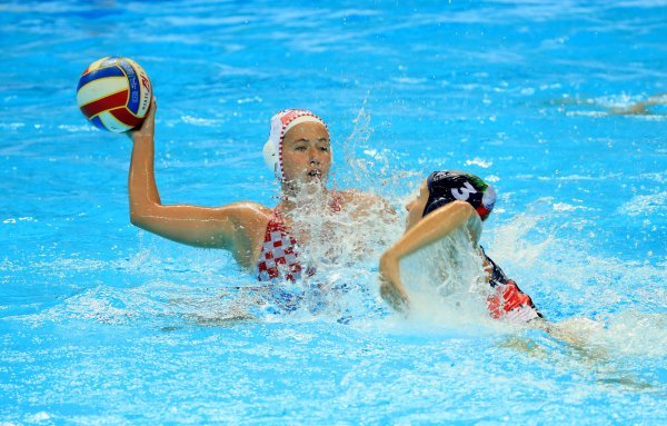 Hrvatska - Mađarska, vaterpolistice, EP u vaterpolu, 1.9.2022.