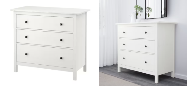 HEMNES komoda s tri ladice