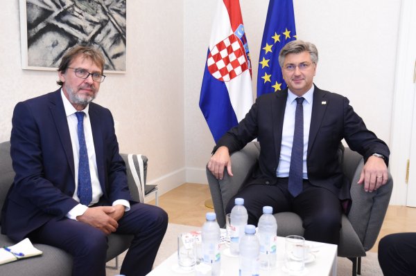 Tomislav Žigmanov i Andrej Plenković