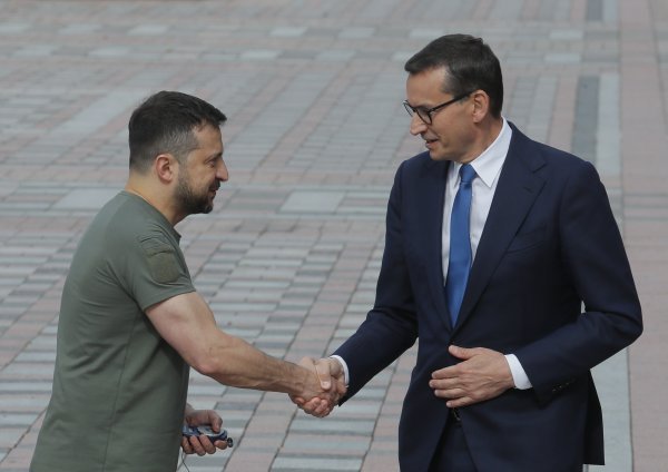 Volodimir Zelenski i Mateusz Morawiecki