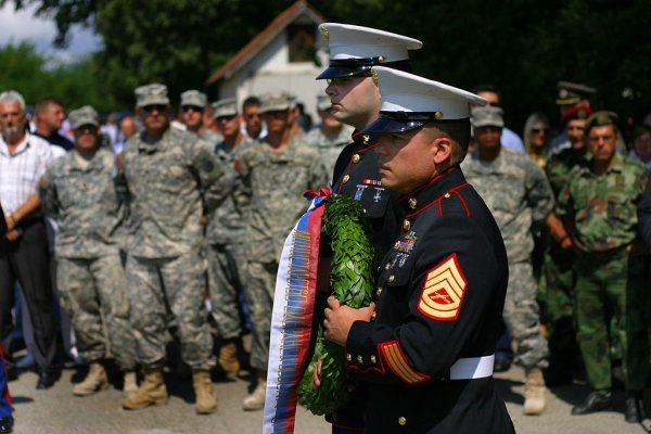Izaslanstvo američkih marinaca u Pranjanima