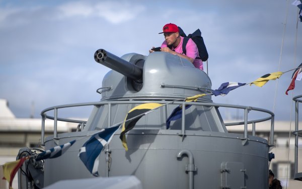 Posjetitelji su razgledali raketne topovnjače Kralj Dmitar Zvonimir i Dubrovnik te Modrulj 202