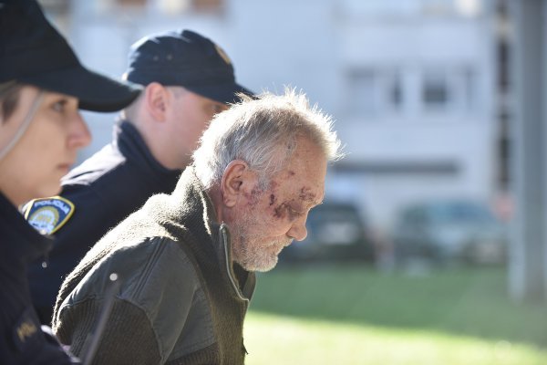 Privođenje ubojice iz Lemić Brda Ivice Pare Pavlačića